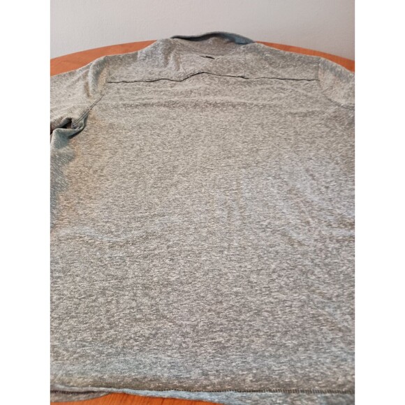 TOMMY BAHAMA Island Zone Dark Grey Polo Shirt Size LARGE Pockets Short Sleeve - Picture 6 of 7